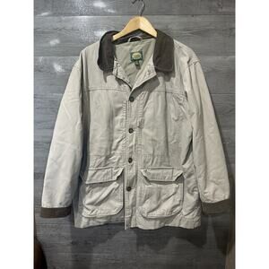 Cabela’s Men’s Jacket Collar Corduroy Tan Button Up Hunting